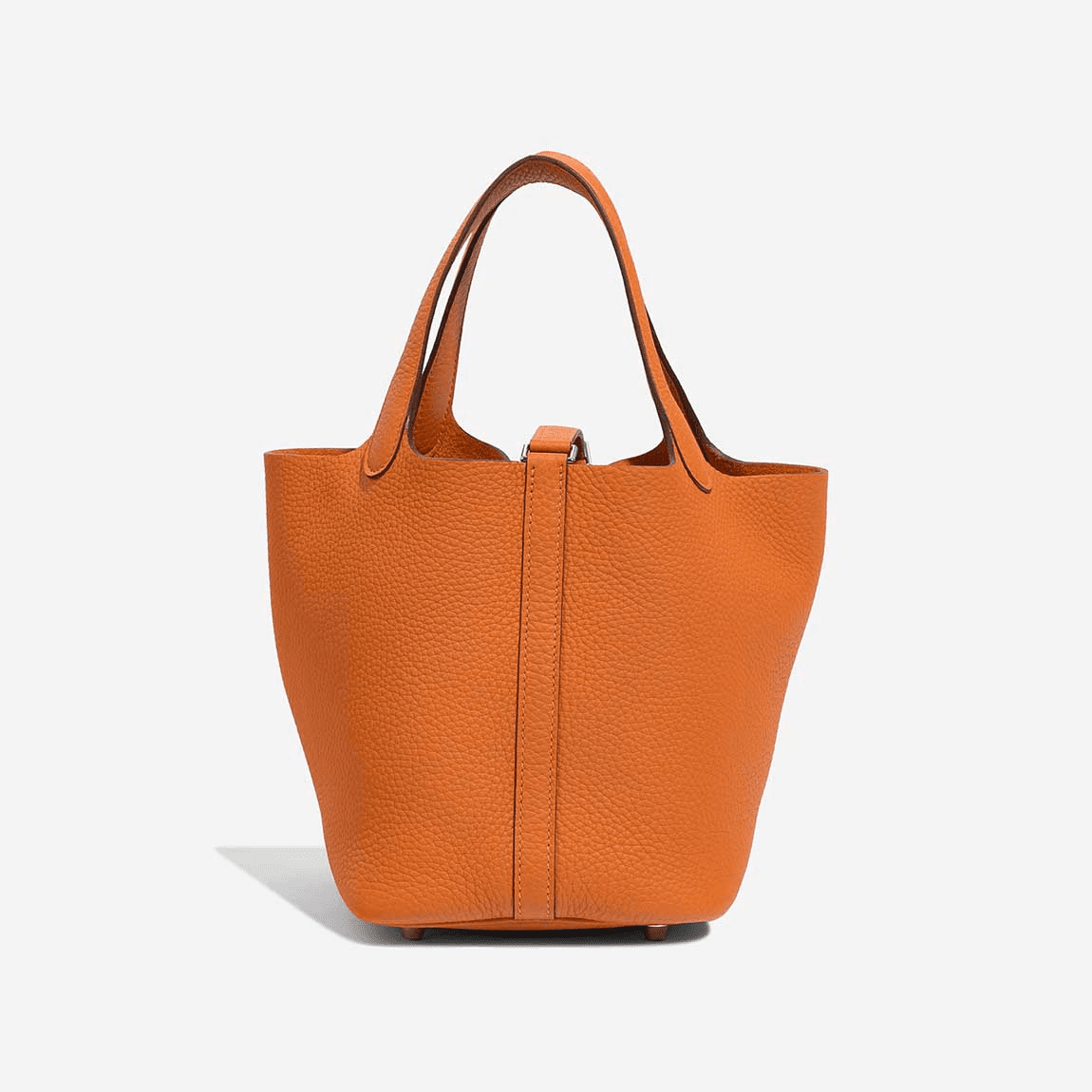 H**me5 Picotin 18 Clémence Orange (silver hardware)