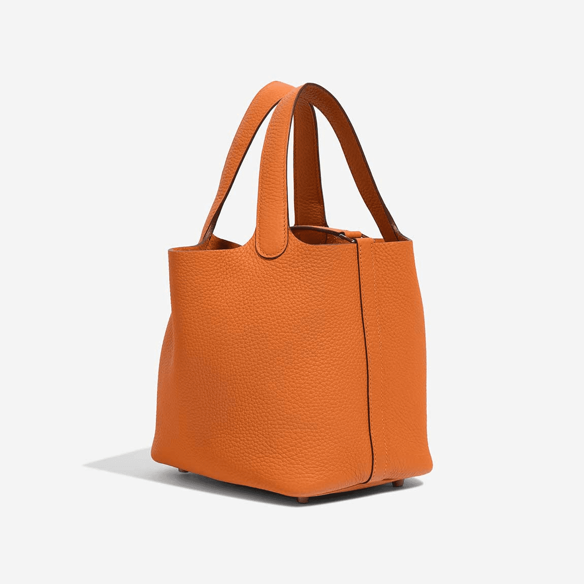 H**me5 Picotin 18 Clémence Orange (silver hardware)