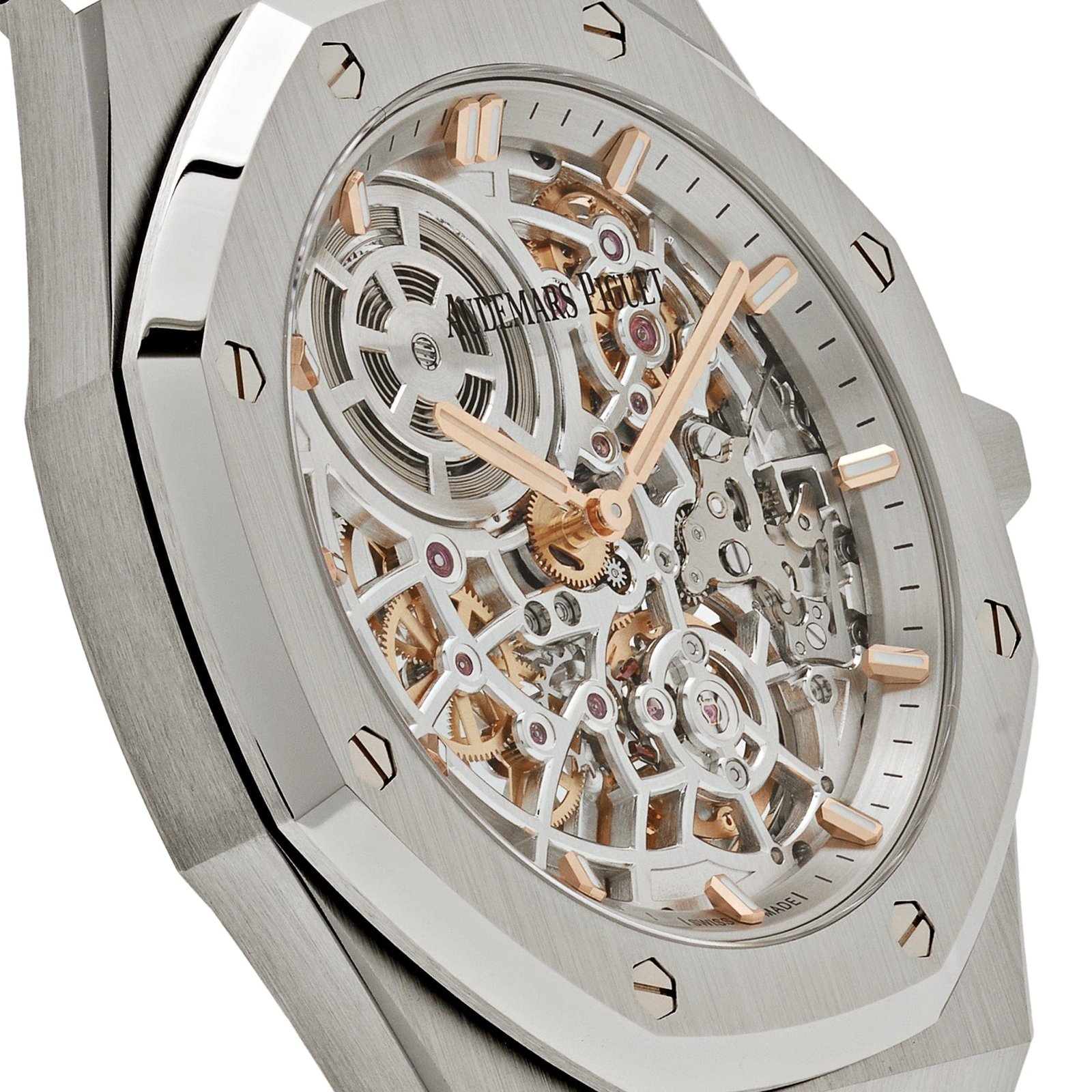 Audemars P1g*et Royal Oak 16204ST.OO.1240ST.01 ‘Jumbo’ 50th Anniversary Stainless Steel Extra-Thin Openworked (2022)