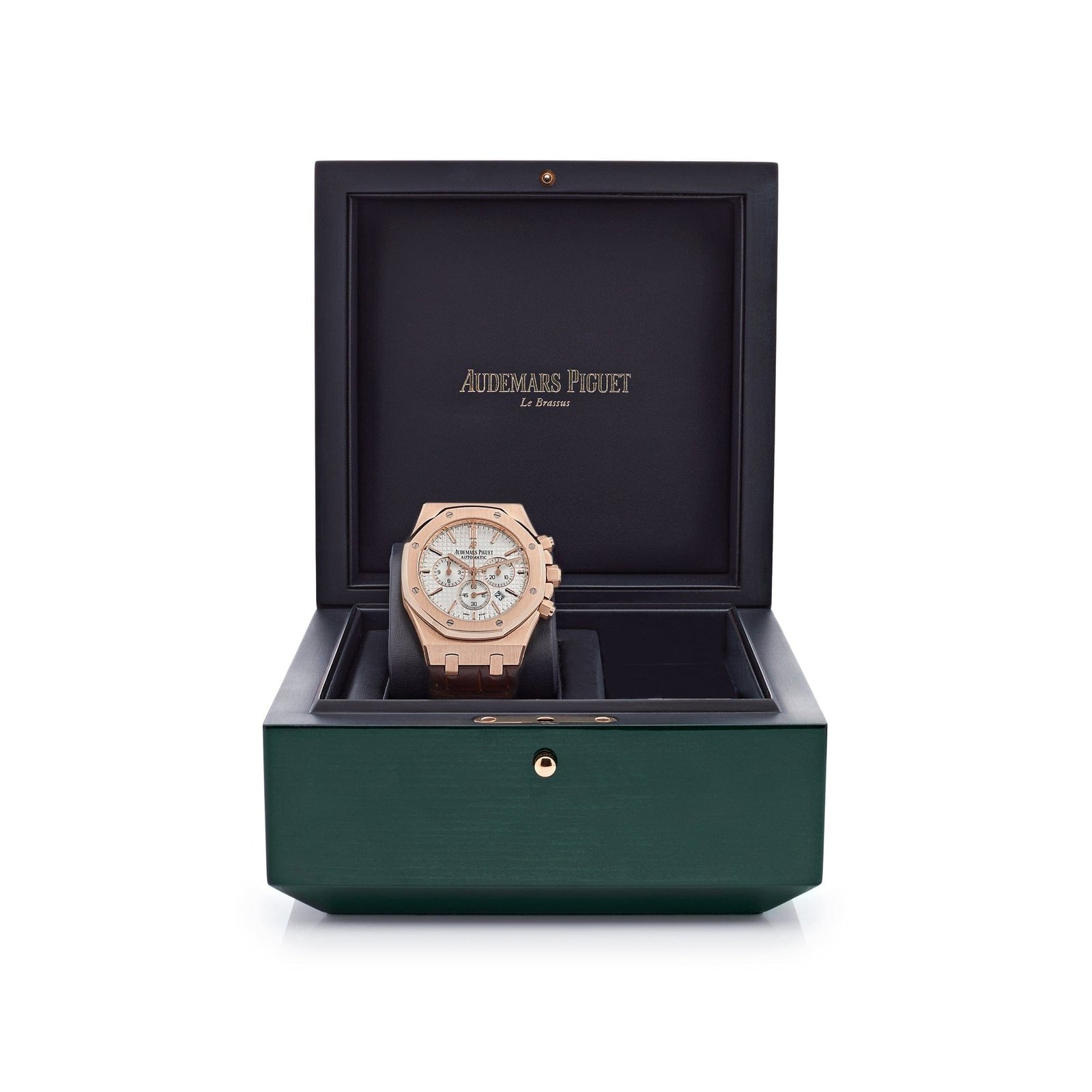Audemars P1g*et Royal Oak 26320OR.OO.D088CR.01 Chronograph Rose Gold Silver Dial