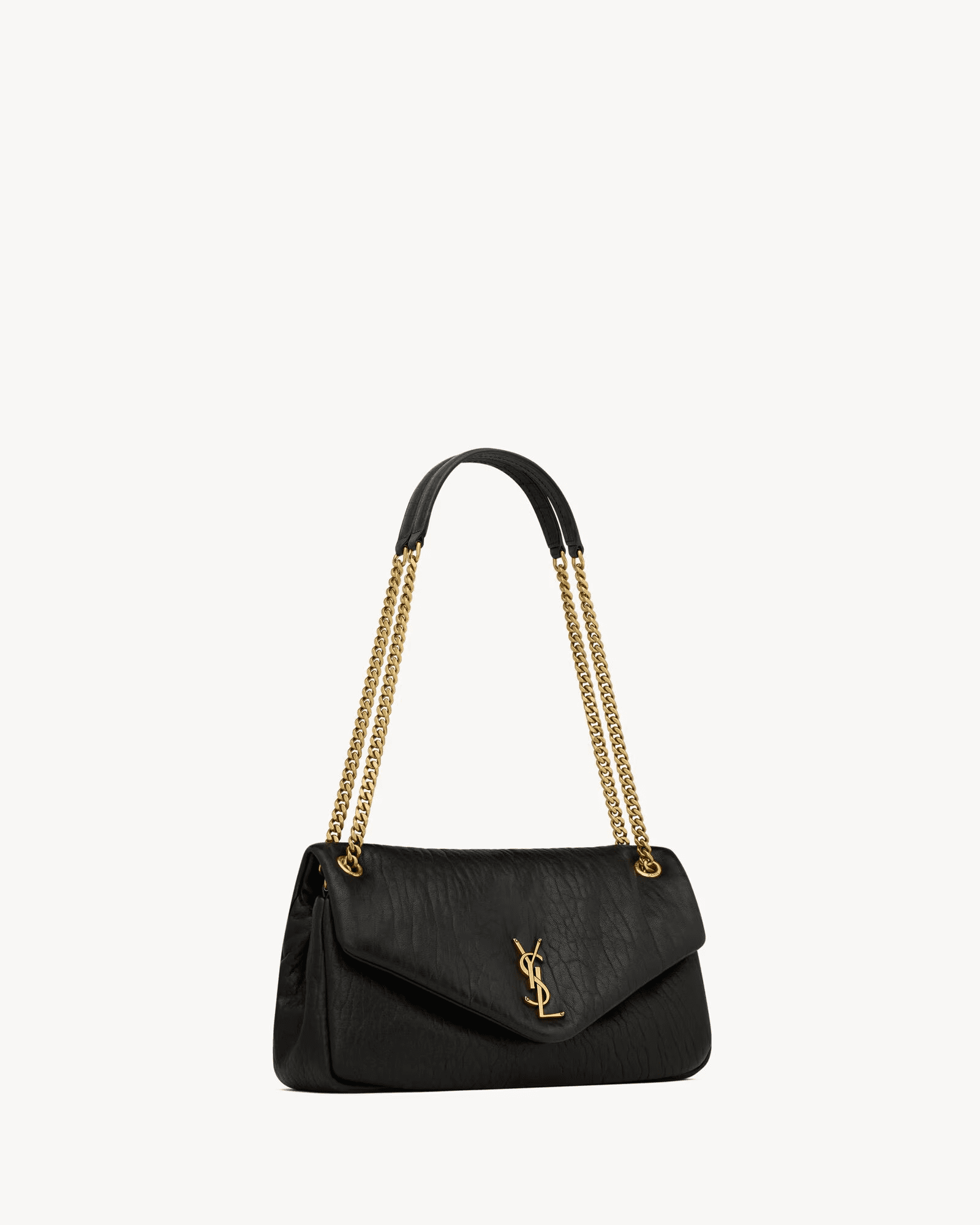 Sa1nt Lau*nt CALYPSO medium in grained lambskin
