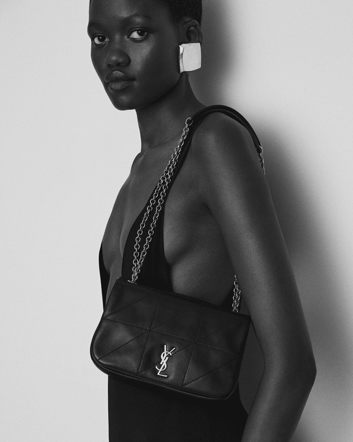 Sa1nt Lau*nt JAMIE 4.3 MINI CHAIN BAG IN LAMBSKIN