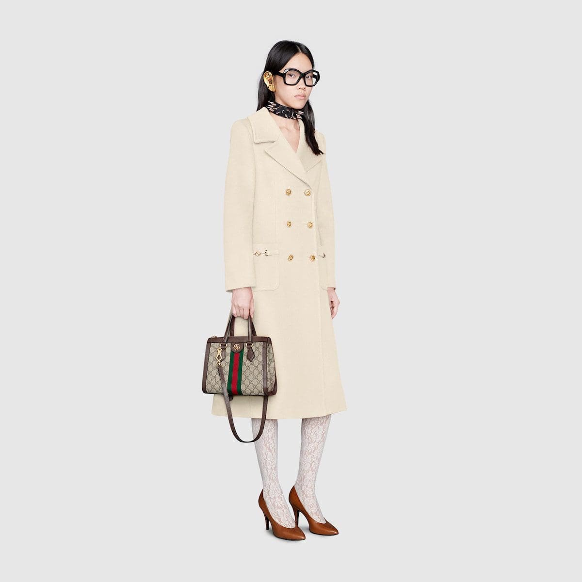 Gvc*1 OPHIDIA SMALL GG TOTE BAG