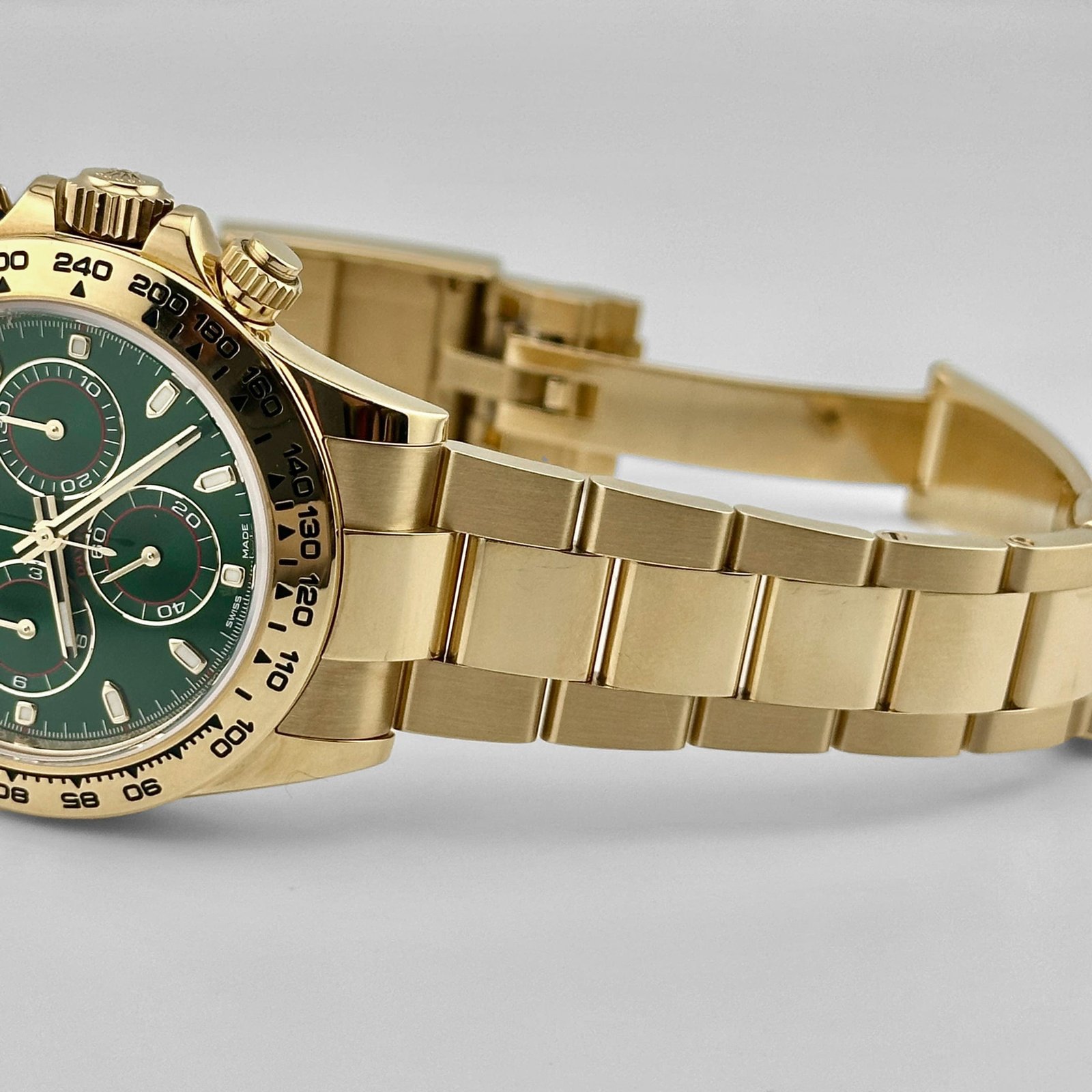 R01ex Daytona 116508 ‘John Mayer’ Yellow Gold Green Dial (2019)