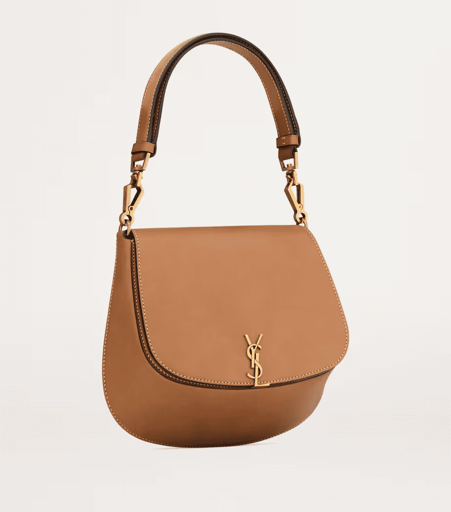 Sa1nt Lau*nt Leather Voltaire Top-Handle Bag