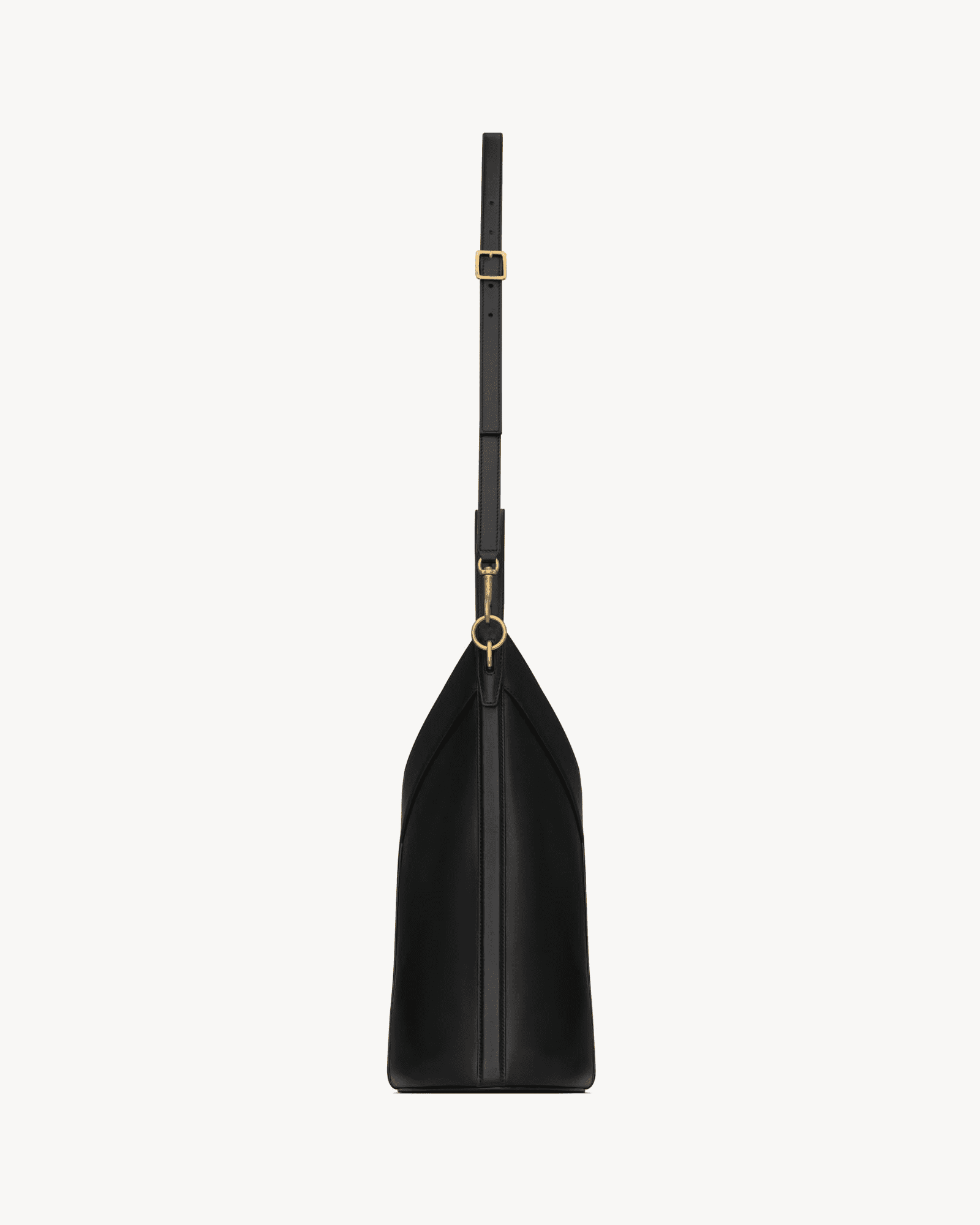 Sa1nt Lau*nt Y top-handle bucket in leather