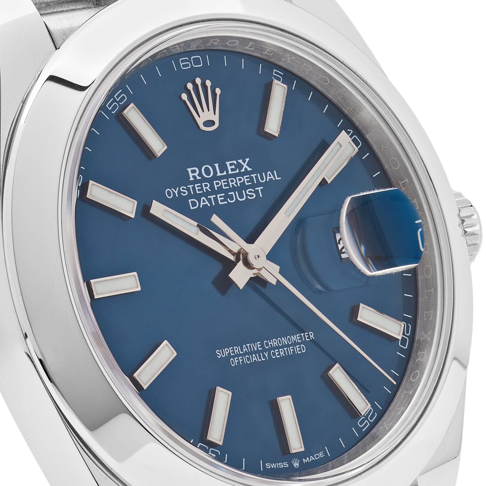 R01ex Datejust 41 126300 Stainless Steel Blue Dial Jubilee