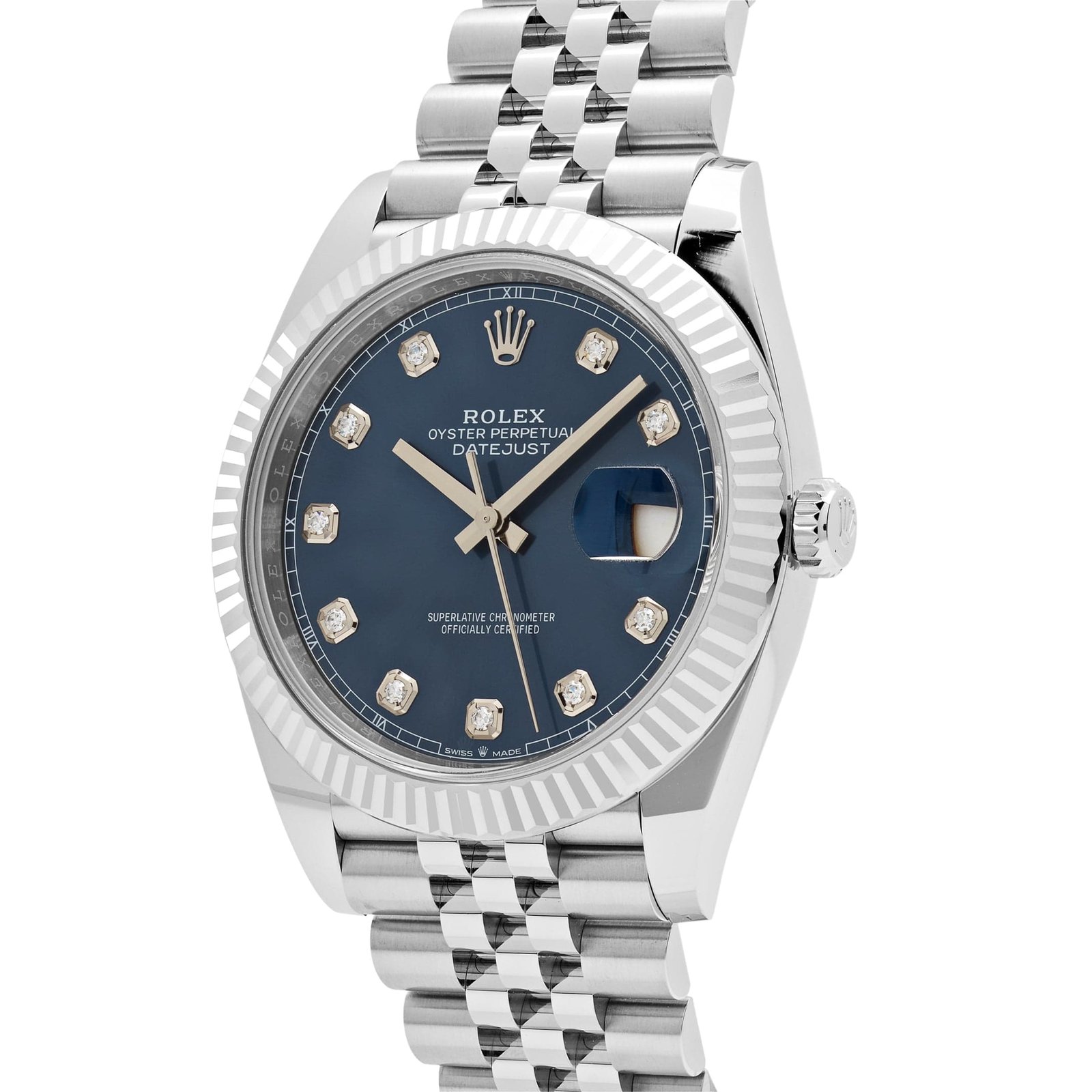 R01ex Datejust 41 126334 Stainless Steel Blue D1am0nd Dial Jubilee (2023)