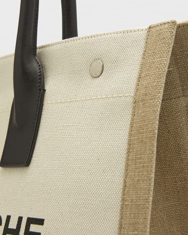 Sa1nt Lau*nt Rive Gauche Small Tote in Canvas
