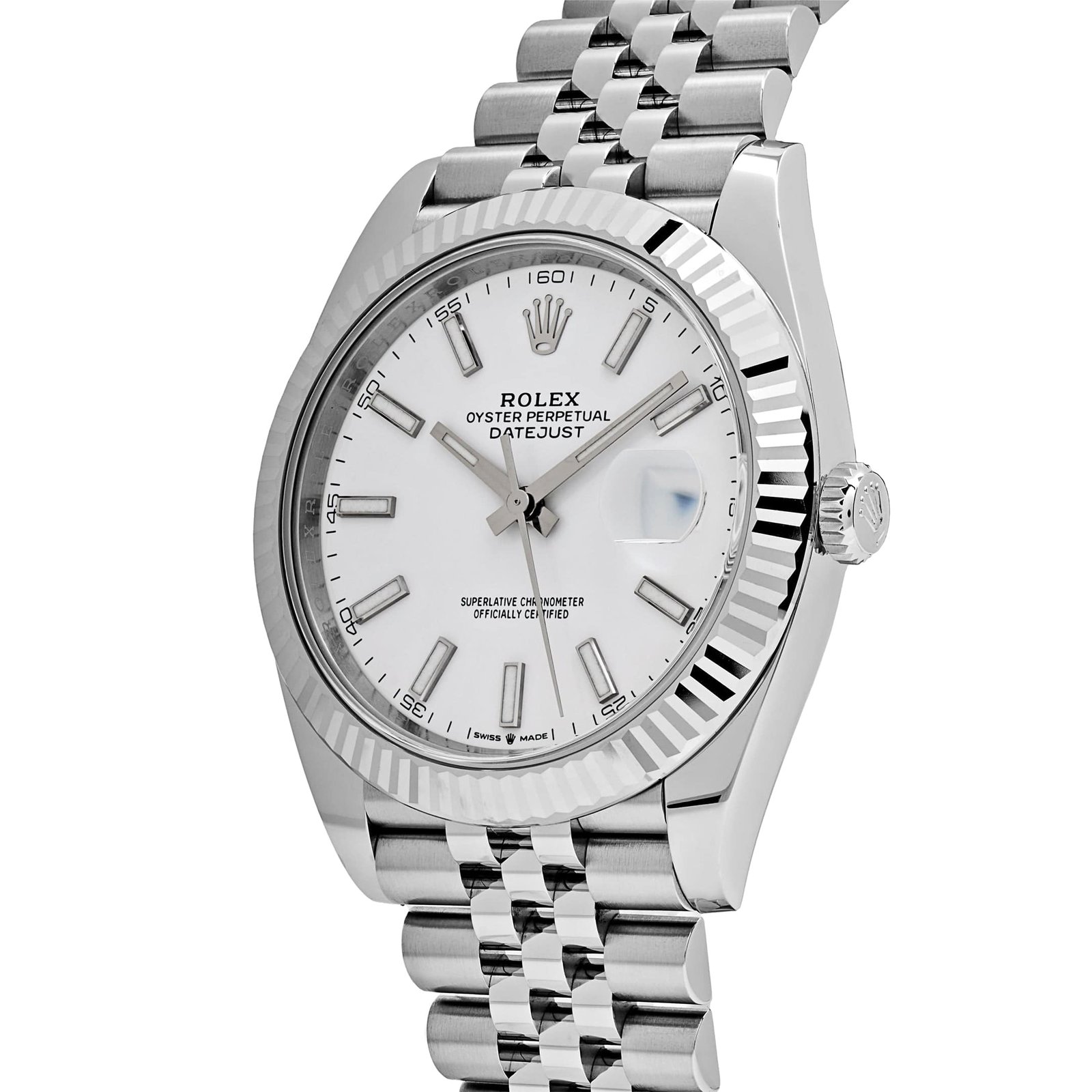 R01ex Datejust 41 126334 Stainless Steel White Dial Jubilee (2024)