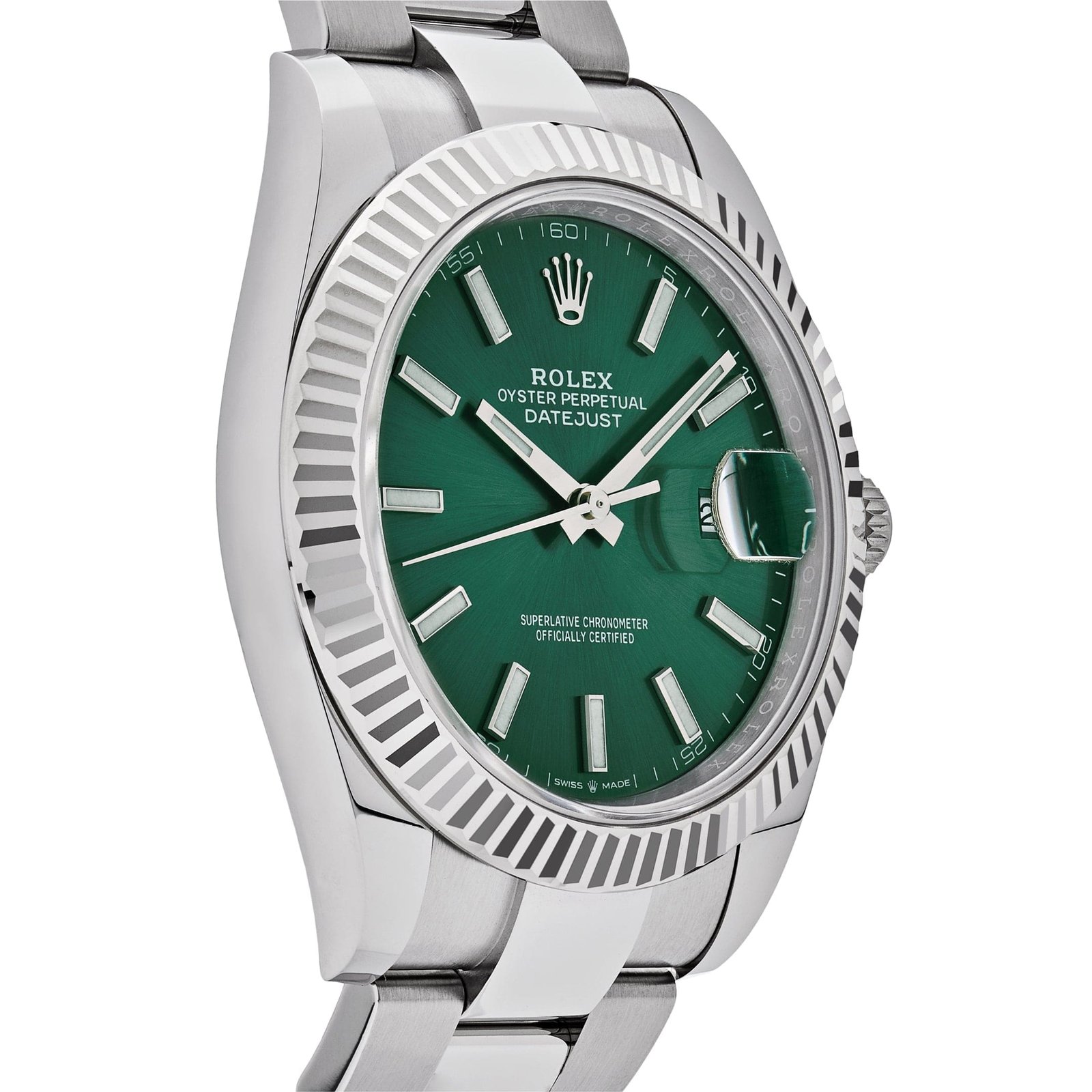 R01ex Datejust 41 126334 Stainless Steel Mint Green Dial Oyster (2024)