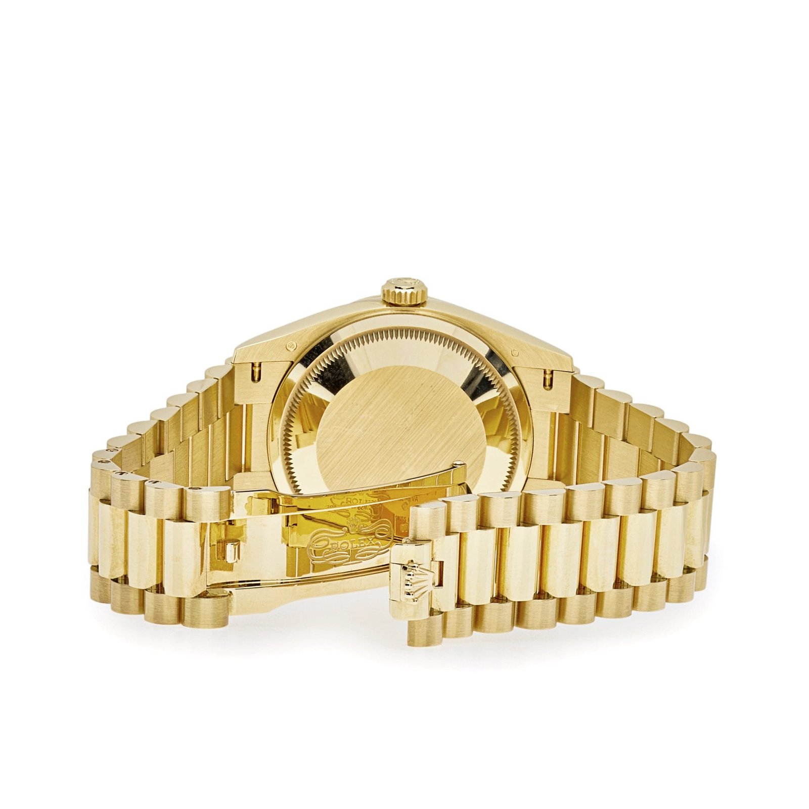 R01ex Day-Date 36 128238 Yellow Gold Turquoise D1am0nd Dial