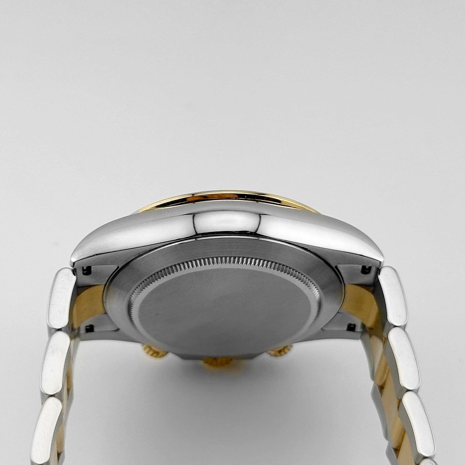 R01ex Daytona 116503 Yellow Gold Stainless Steel Black D1am0nd Dial (2018)