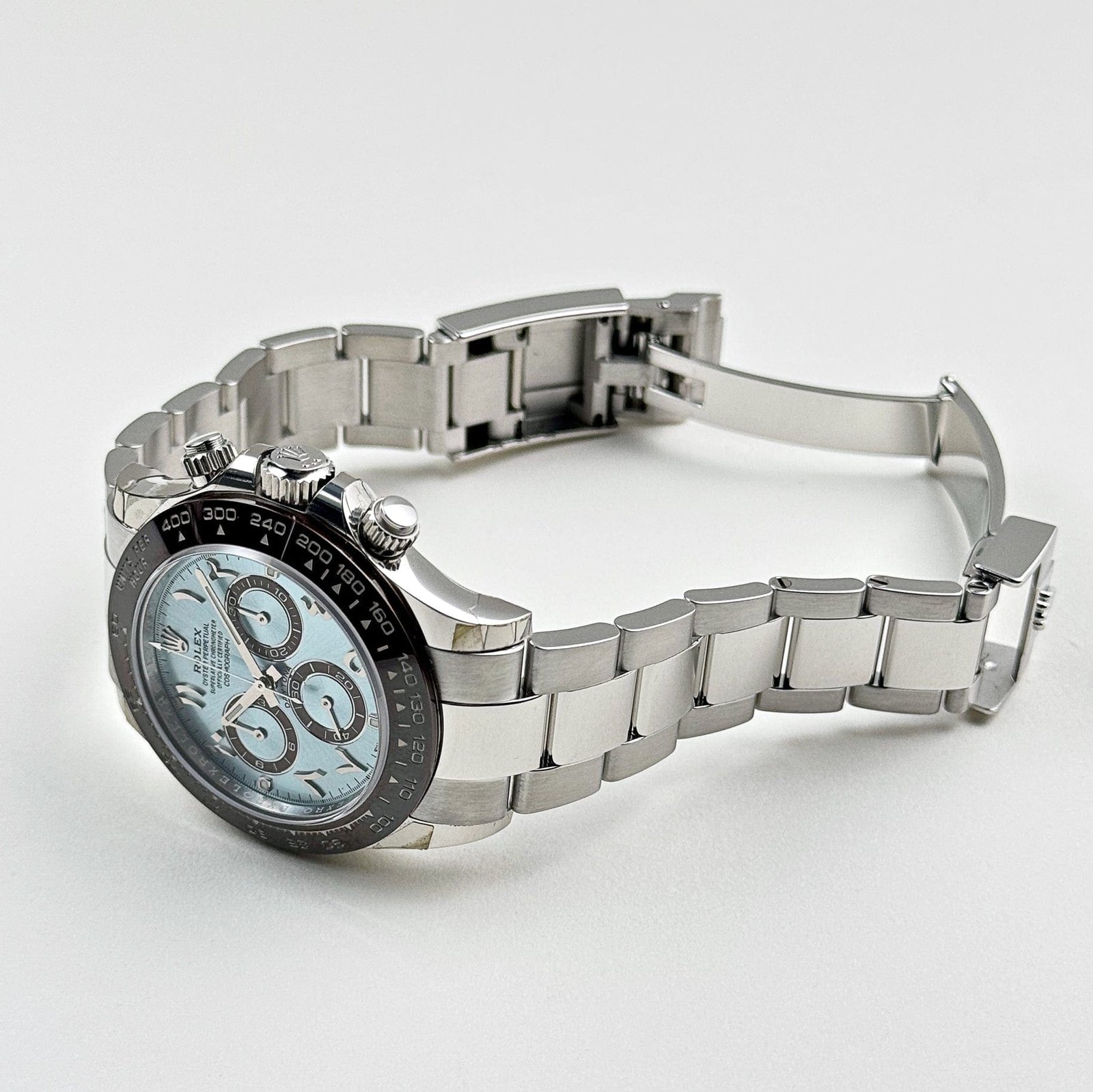 R01ex Daytona 116506 Platinum Ice Blue Arabic Dial