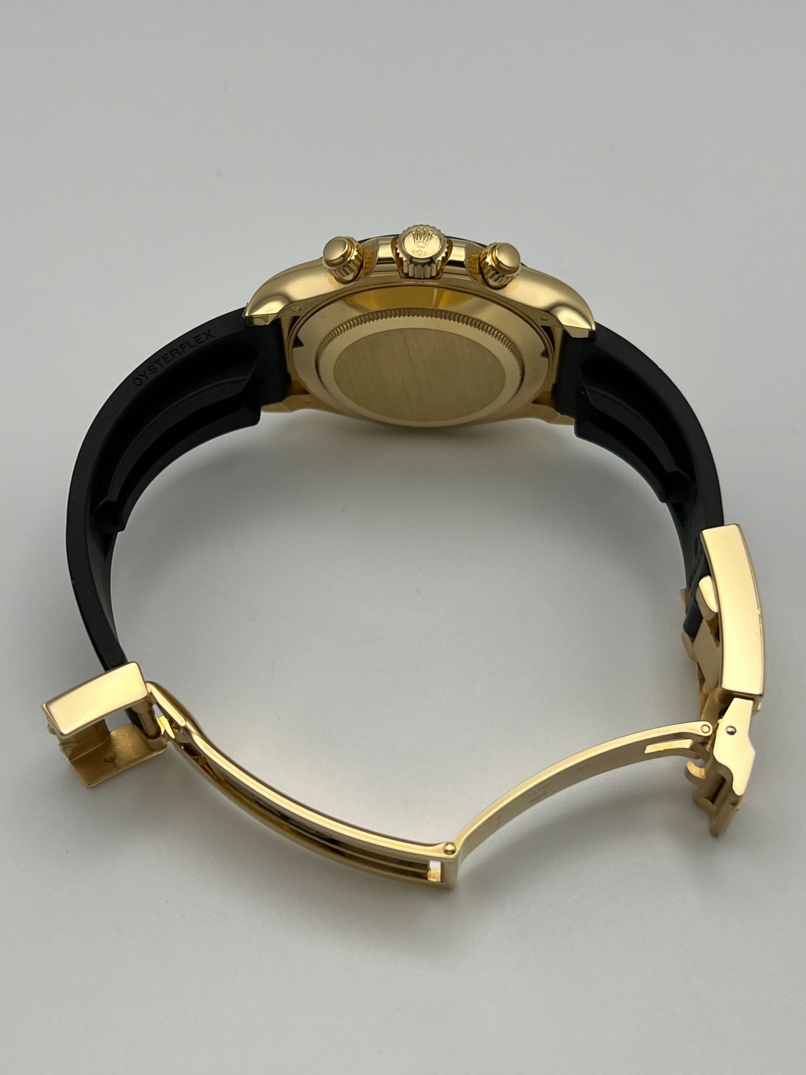 R01ex Daytona 116518LN Yellow Gold Black Dial
