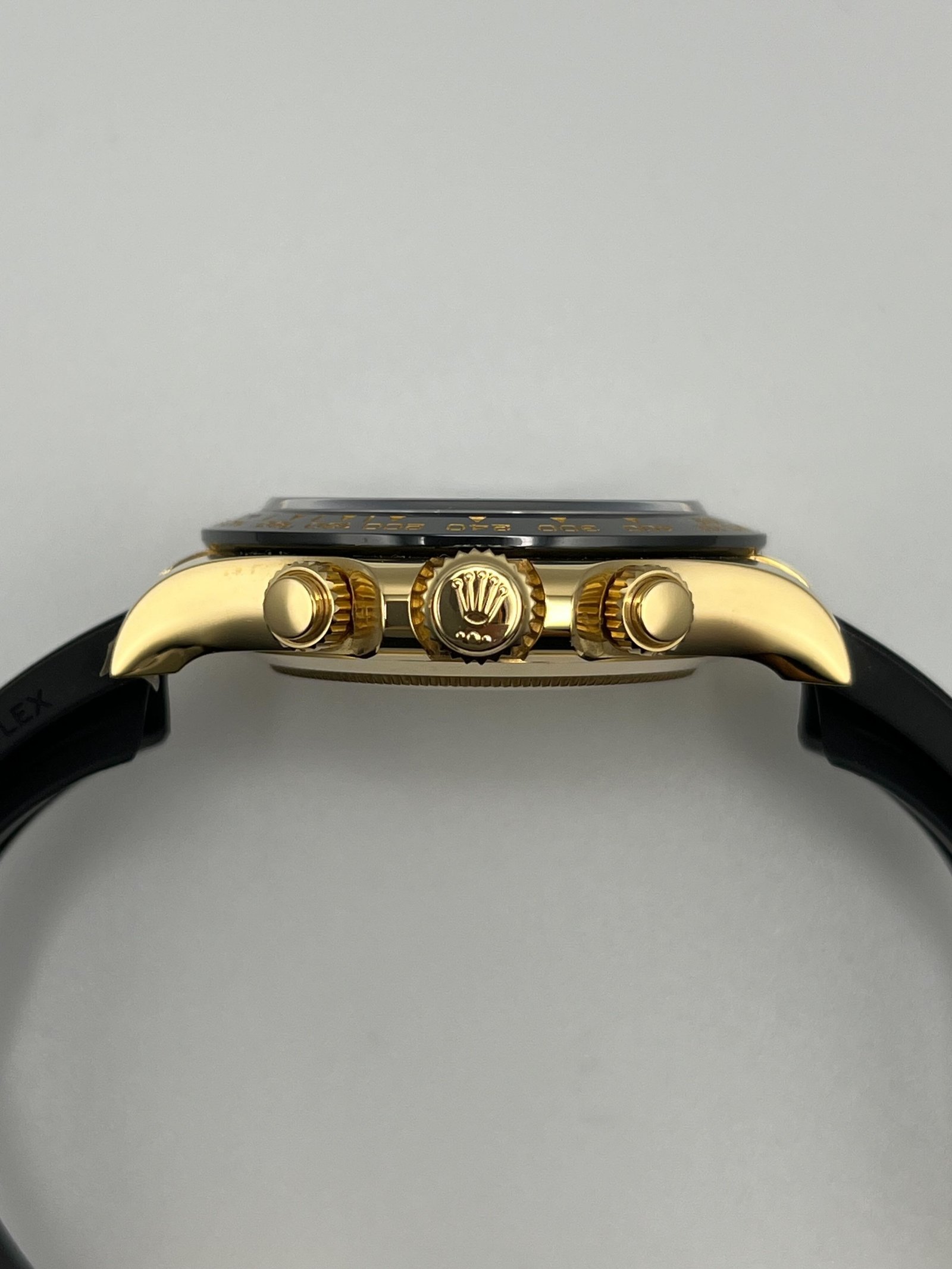 R01ex Daytona 116518LN Yellow Gold Black Dial
