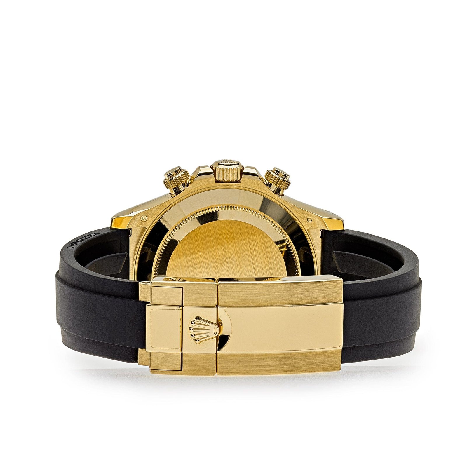 R01ex Daytona 116518LN Yellow Gold Black D1am0nd Dial