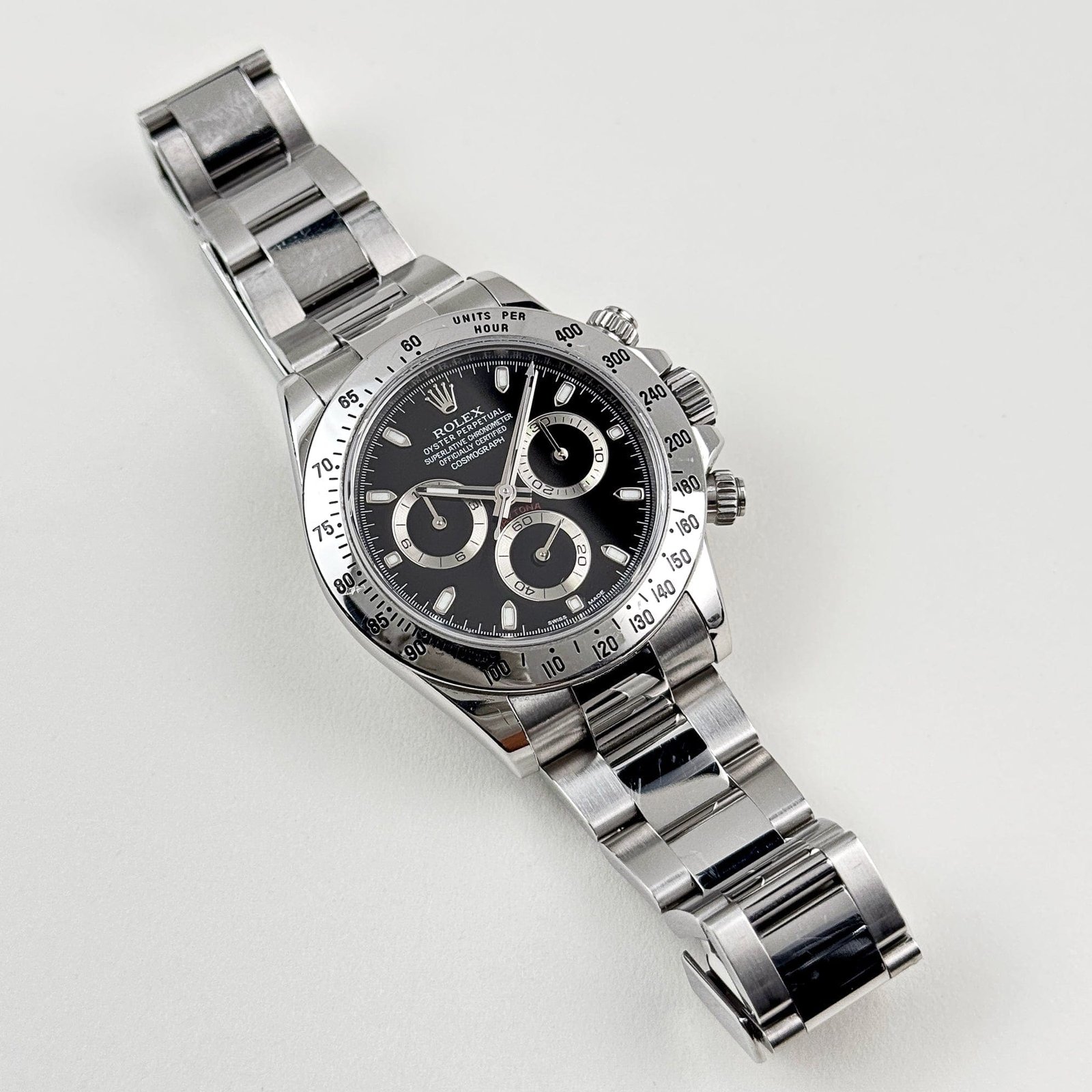 R01ex Daytona 116520 Stainless Steel Black Dial (2002)
