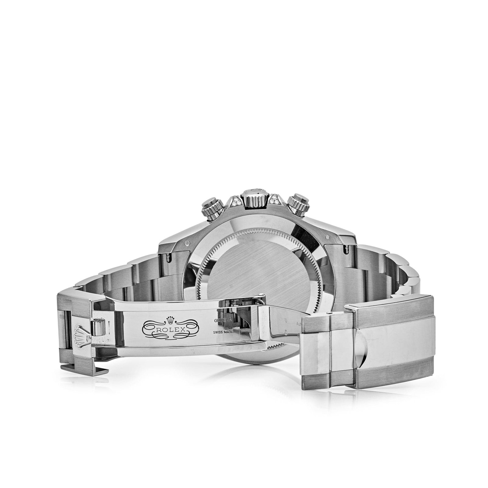 R01ex Daytona 116599RBOW ‘Rainbow’ White Gold Black Dial Sapphire Bezel