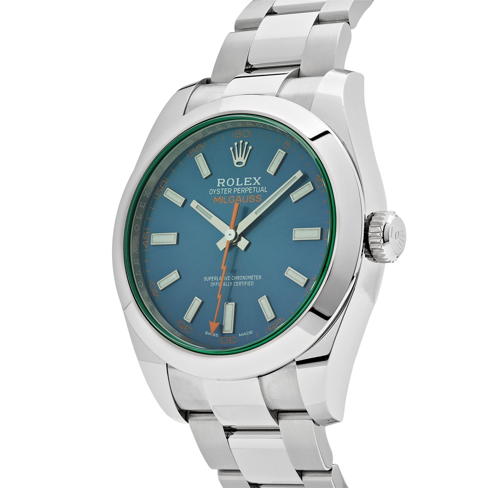R01ex Milgauss 116400GV Stainless Steel Blue Dial (2021)