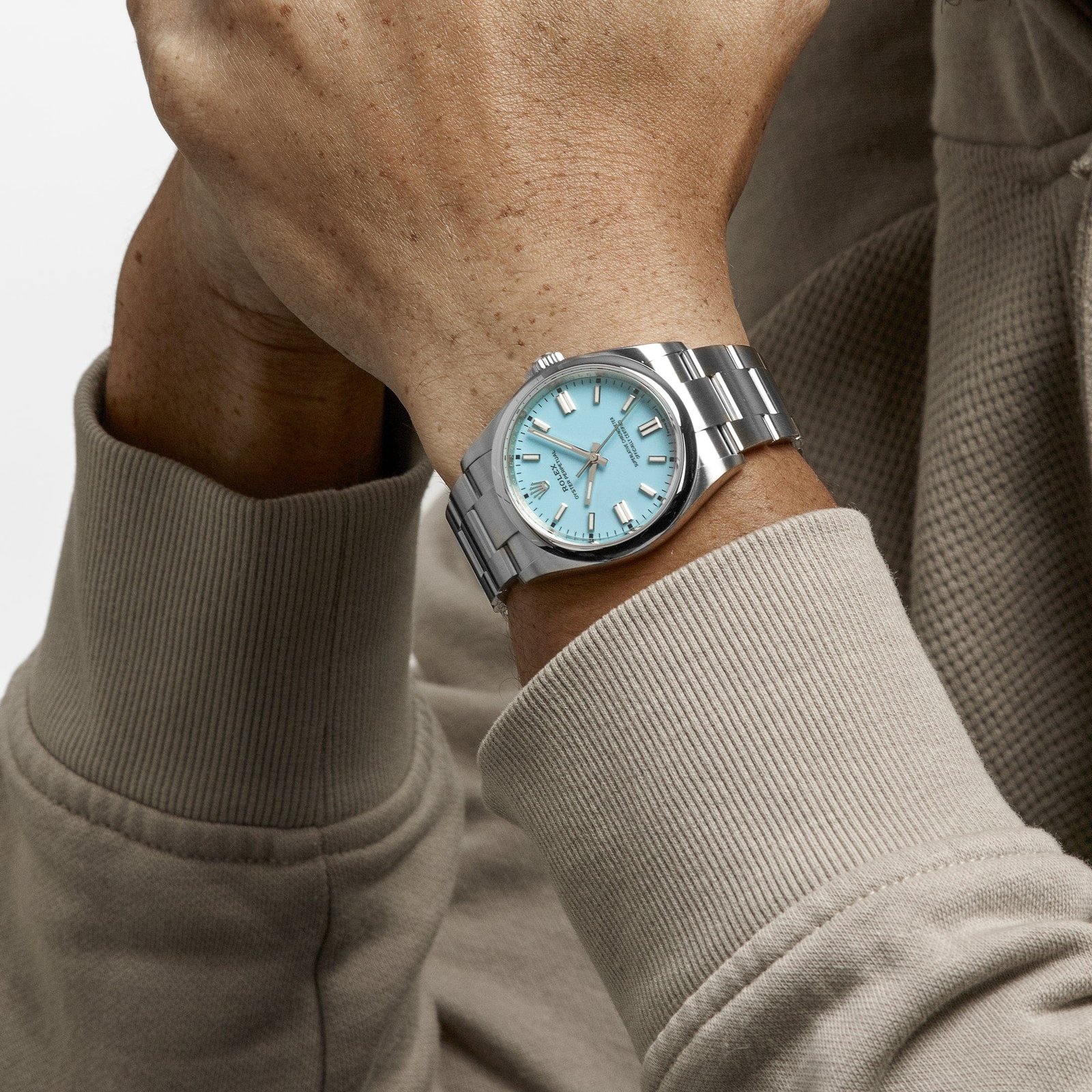 R01ex Oyster Perpetual 41 124300 Stainless Steel Turquoise Dial