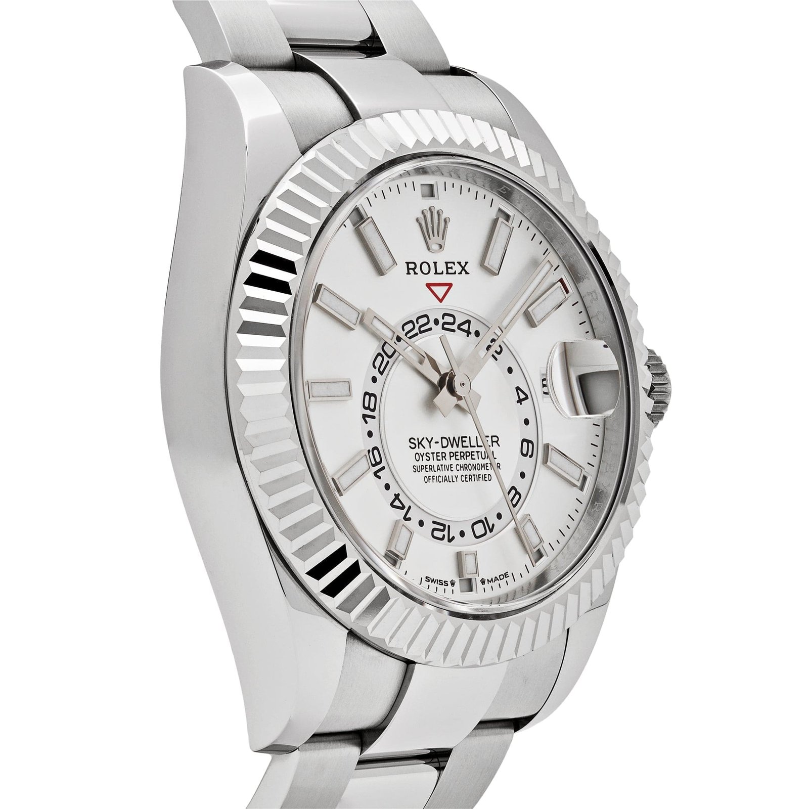R01ex Sky-Dweller 336934 Stainless Steel White Dial (2024)