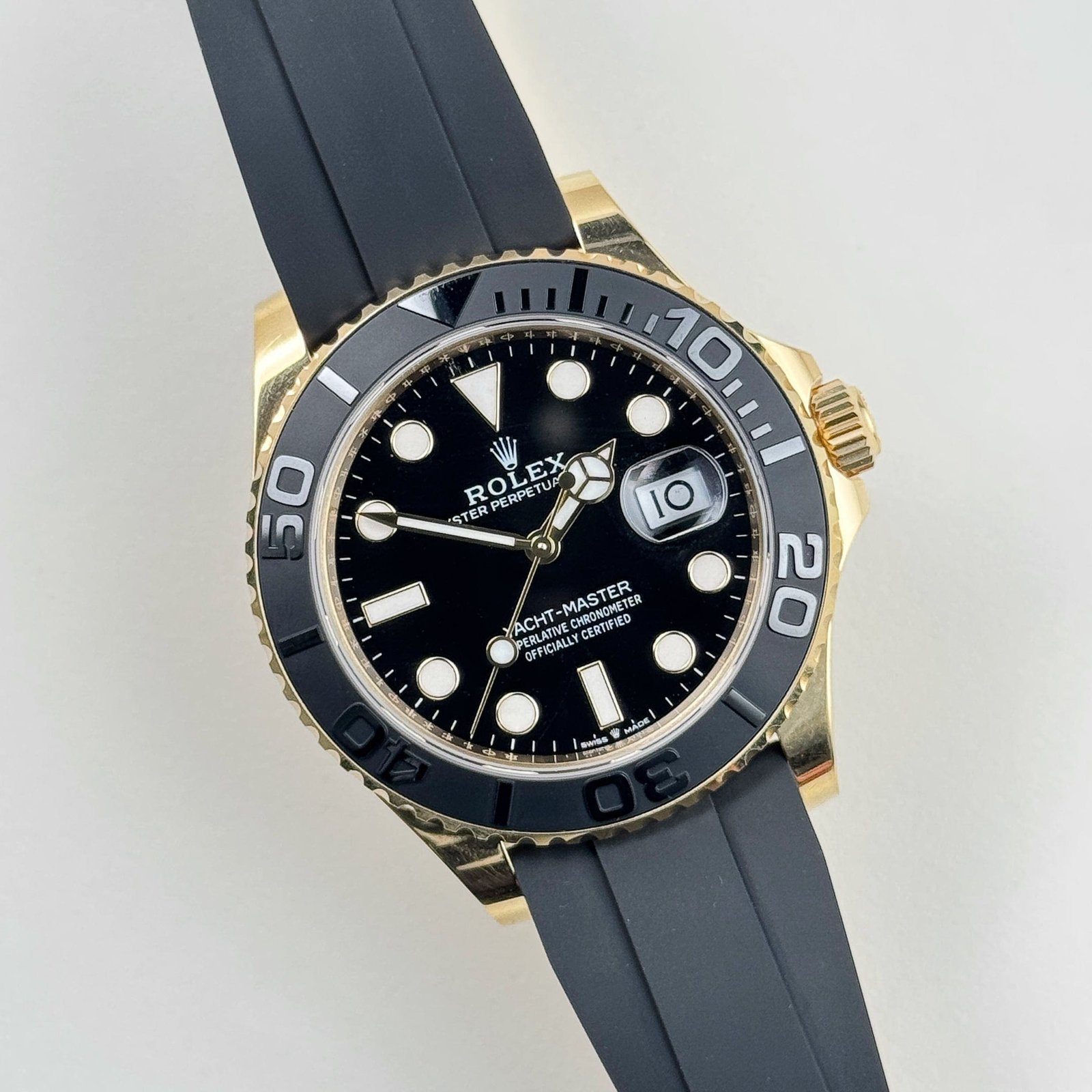 R01ex Yacht-Master 42 226658 Yellow Gold Oysterflex (2023)