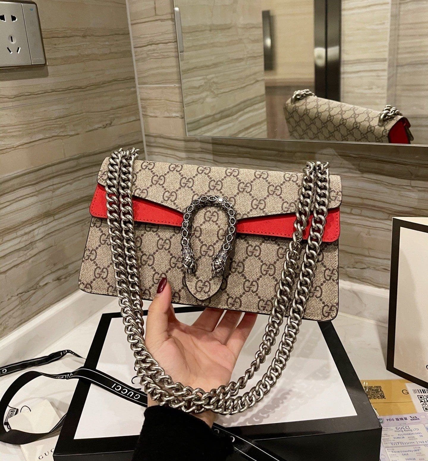 Gvc*1 DIONYSUS GG SMALL SHOULDER BAG