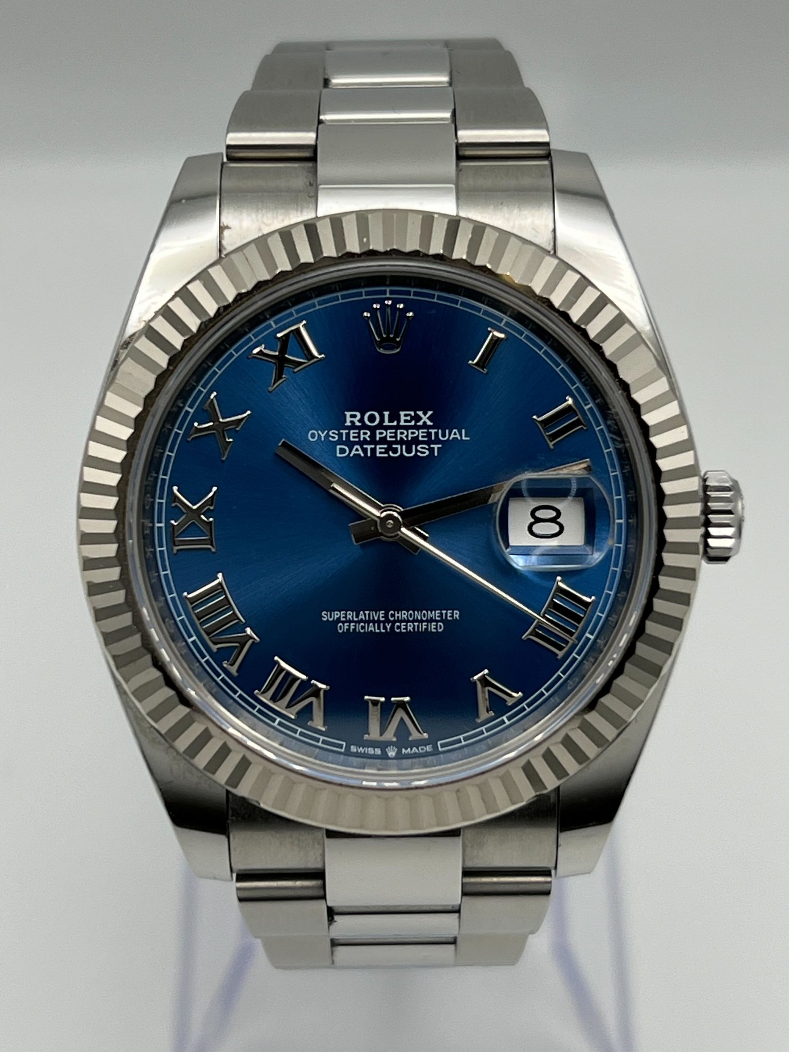 R01ex Datejust 41 126334 Stainless Steel Blue Dial Oyster (2021)