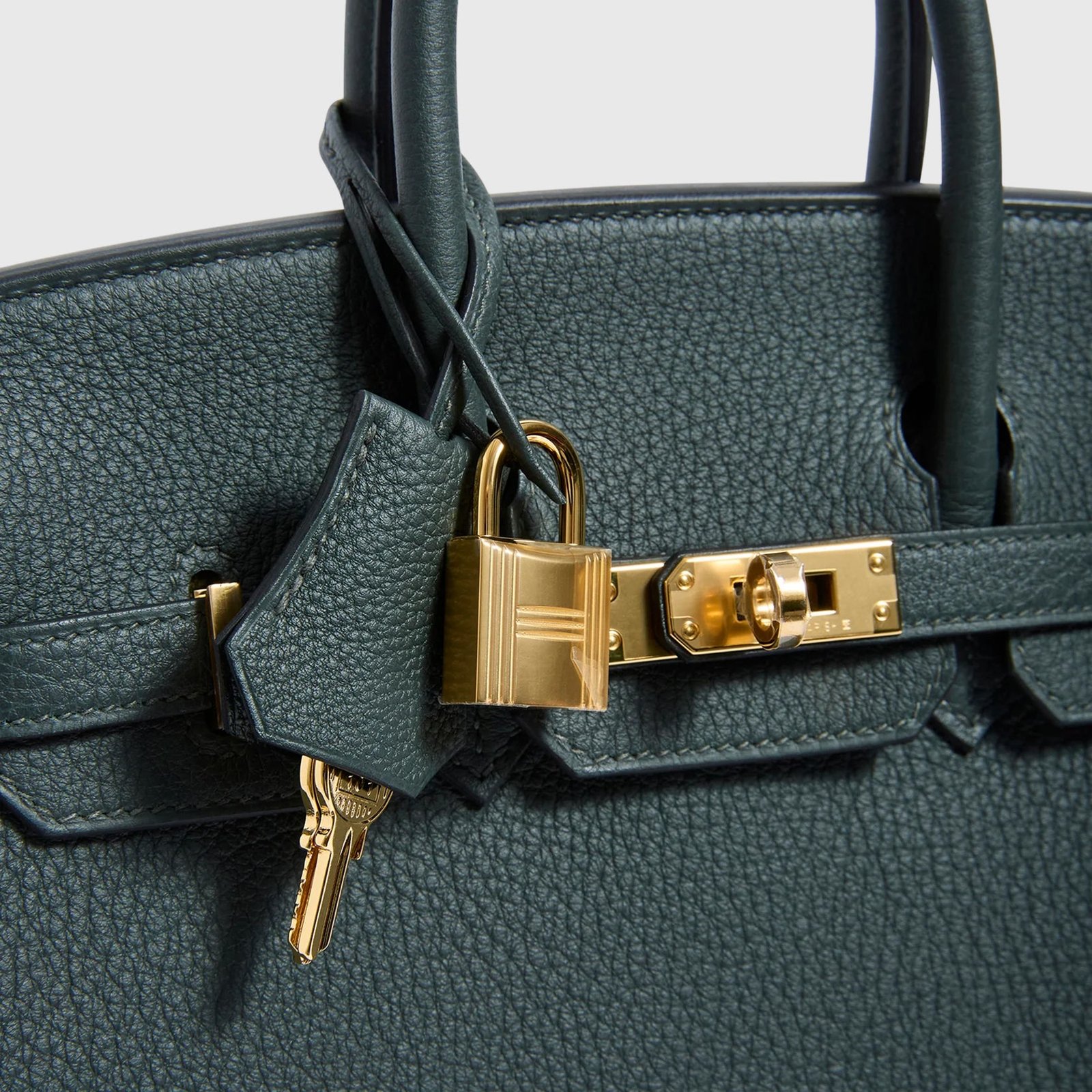 H**me5 Birkin 25 Togo Vert Fonce Gold Hardware