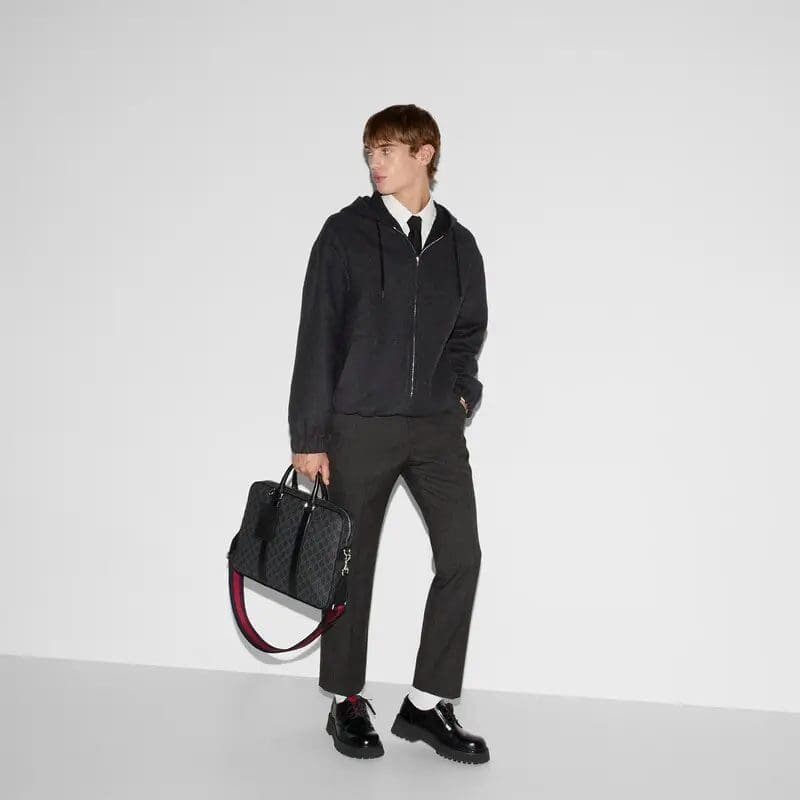 Gvc*1 BRIEFCASE WITH SHOULDER STRAP