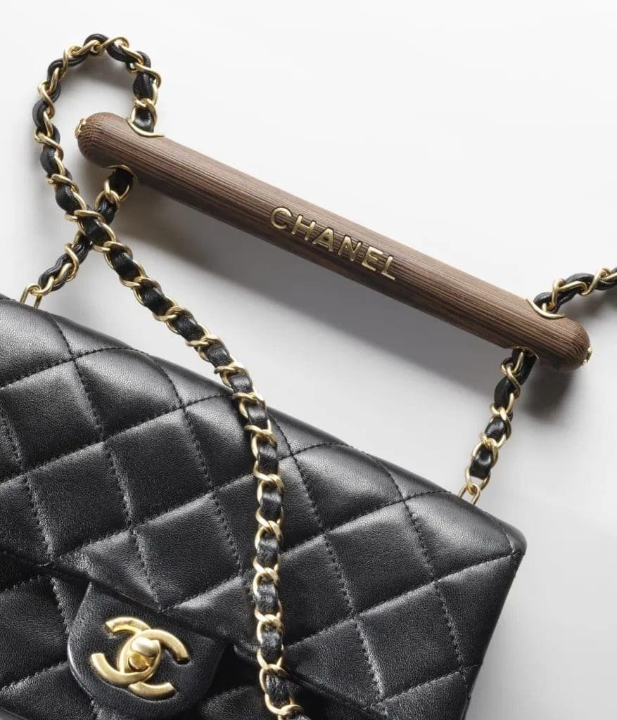 Ch**el SMALL FLAP BAG WITH TOP HANDLE