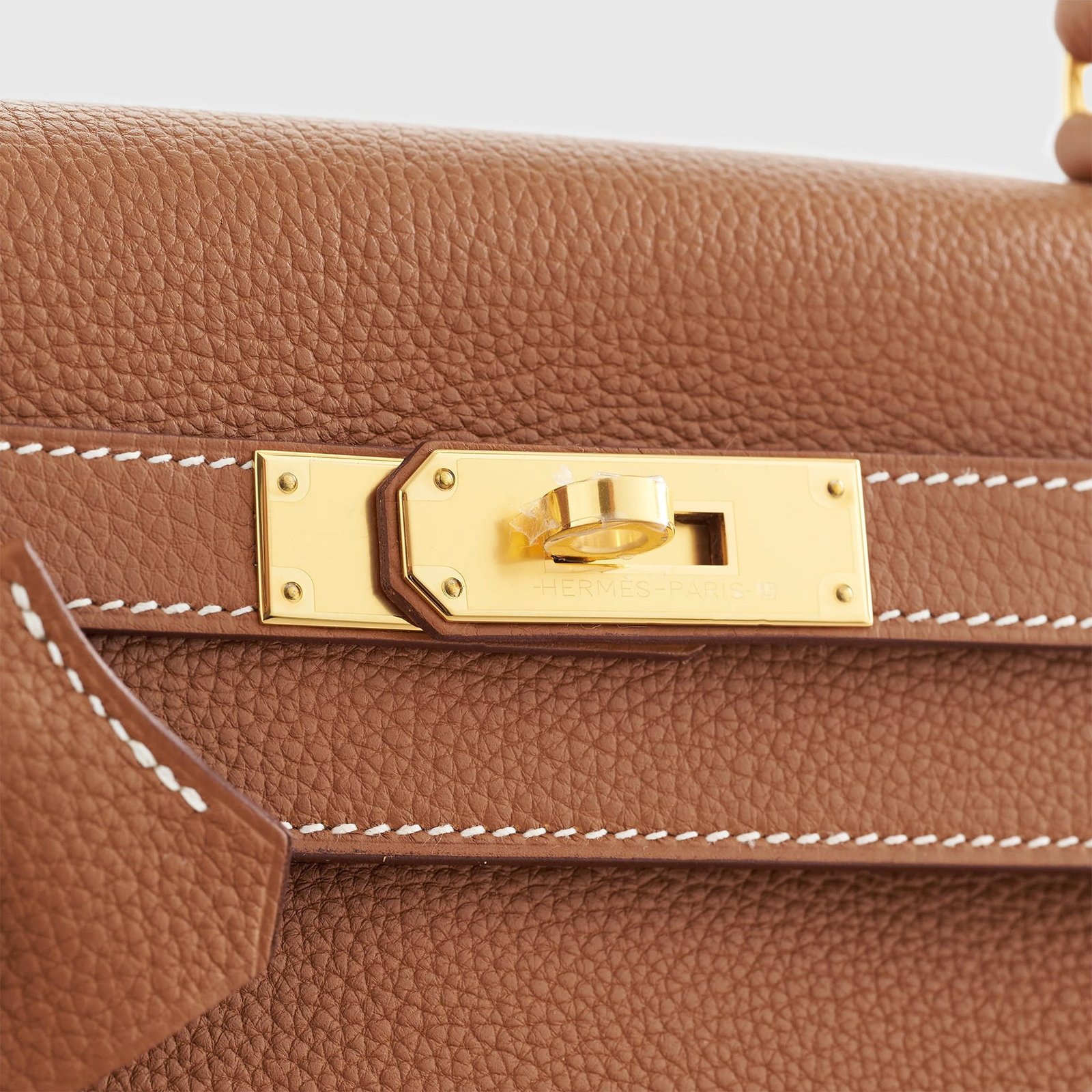 H**me5 Kelly 28 Togo Gold Retourne w/Nata Strap Gold Hardware